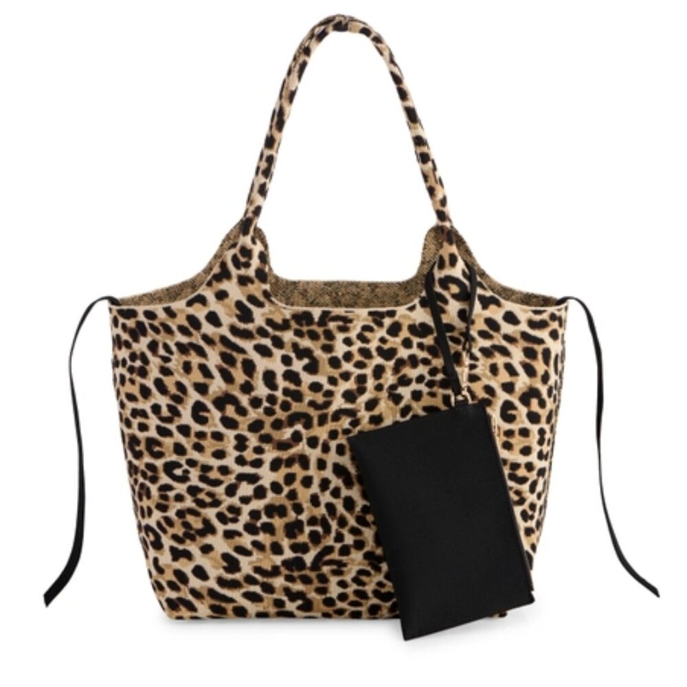 Shiraleah Cheetah Leopard Animal Print Tote Bag - Robbie Tote